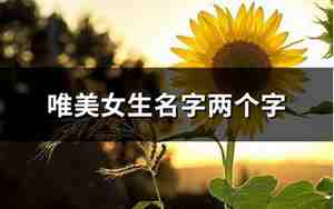 两个字的网名好运招财