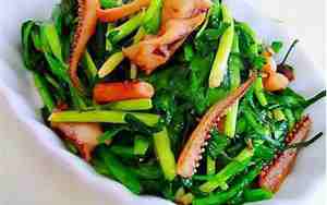 韭菜炒鱿鱼怎么做好吃