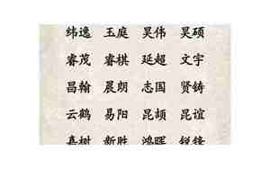 倪姓宝宝取名男