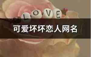 恋人网名,恋人网名怎么取好听