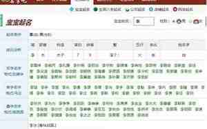 免费起名字大全