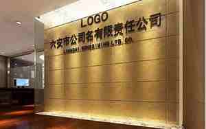 公司名称墙面设计