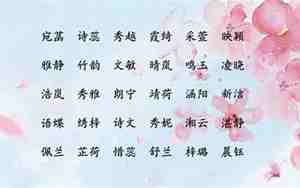 王加王取什么名字好听