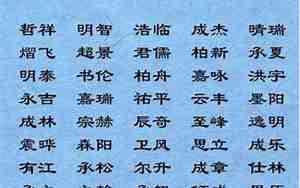 唐姓男孩取名100分唐为