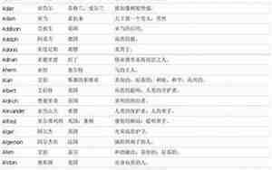 中英通用的男宝宝小名