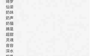 两个字比较有含义的网名