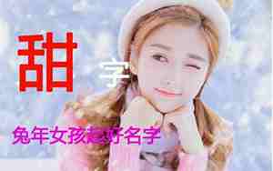 兔宝宝取名字大全女孩