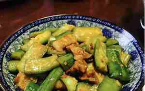 丝瓜炒肉什么意思