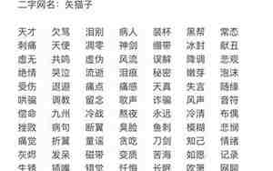 网名大全2字,网名大全字母昵称怎么取