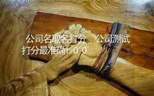 公司名字预测测吉凶