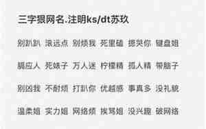 又狠又霸气的网名,又狠又霸气的网名符号是什么