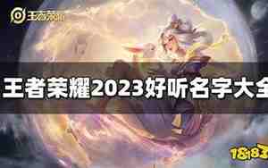 王者荣耀好听的下路名字