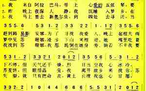 2021好听的歌的简谱，超好听的歌曲简谱