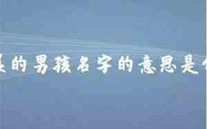晨字取公司名称