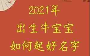 12月生的牛宝宝起名字，12月生的牛宝宝起名字大全