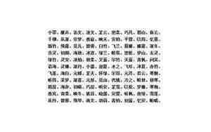 带有古字的名字