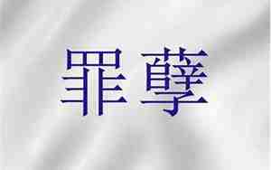 罪孽的英文是什么