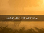 2021年12月26日出生的宝宝(八字五行缺什么)