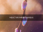 94多大了今年(94年属什么今年多大)