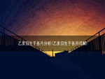 乙亥日生于各月分析(乙亥日生于各月详解)