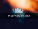 流年正官(八字流年正官代表什么意思)
