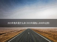 2023年兔年是什么命(2023年属兔人本命年运势)